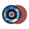 Pferd 5" x 7/8" A.H. POLIFAN® Flap Disc - A-COOL SG INOX+ALU, Aluminum oxide, 80 Grit, Conical 62237